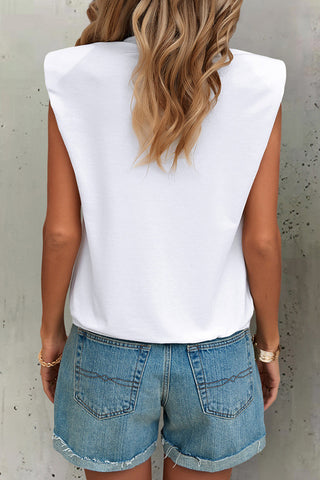 Solid Color Round Neck Casual Tops